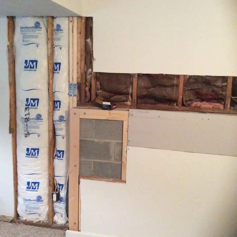 Wall insulation replacement during Odor Removal & Deodorization in Robbinsdale